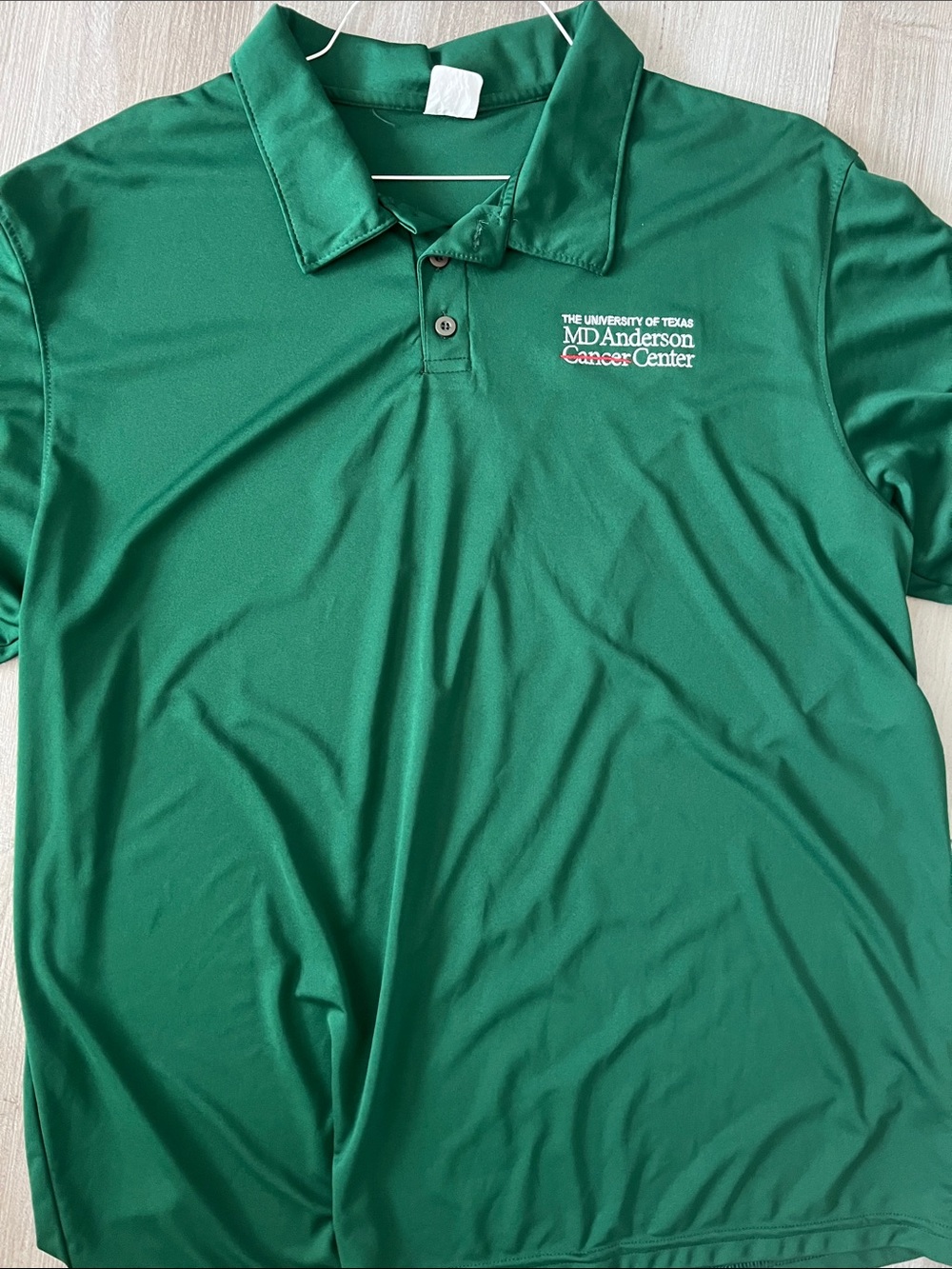 Augusta Sportswear MD Anderson Cancer Center Green Polo